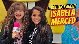 100 Things About ISABELA MERCED SECRETS amp SINGING at NICKELODEON [upl. by Jozef]