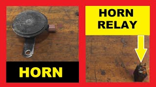 Horn Relay Testing and Replacement [upl. by Becca]