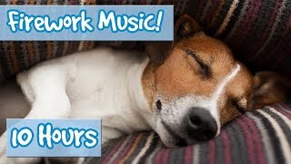 Relaxing Music for Dogs to calm from Fireworks loud noises  includes desensitising sound effects [upl. by Shanleigh261]