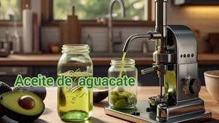 Cómo extraer aceite de aguacate de forma natural [upl. by Ayk]