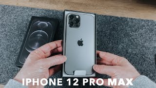 iPhone 12 Pro Max Graphite  Unboxing  First Impressions [upl. by Niko]