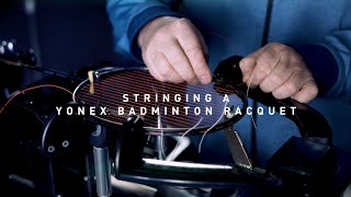 StringScience  How To String A Badminton Racquet [upl. by Milburn]