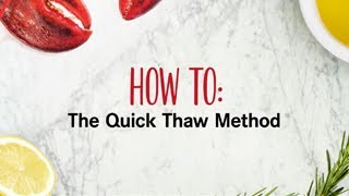 The Quick Thaw Method [upl. by Nnylrats906]