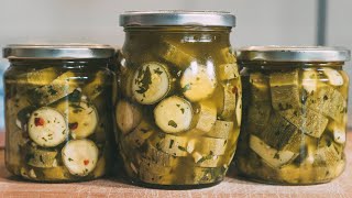 Zucchine sott’olio fatte in casa – La ricetta antichissima della nonna pugliese [upl. by Naivatco]