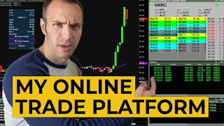 Day Trading For Beginners  My Online Trade Platform Explained In Detail [upl. by Suoivatnod]