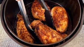 Air Fryer Chicken Breasts Recipe  How To Cook Boneless Skinless Chicken Breasts In The Air Fryer [upl. by Cissy]