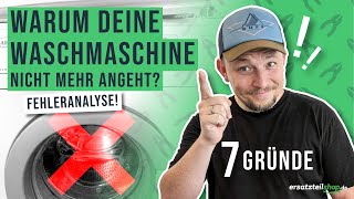 Waschmaschine geht nicht mehr an  Fehleranalyse [upl. by Walczak]