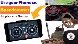 How to make Speedometer for ETS2 using mobile  Sim Dashboard for ETSATS and other games [upl. by Hellah450]