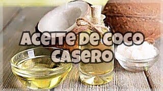 COMO HACER ACEITE DE COCO  FÁCIL Y RAPIDO Paso a Paso [upl. by Aitnuahs]