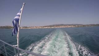 Lixouri Ferry to Argostoli Kefalonia Island Greece [upl. by Joachim]