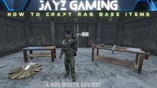 DayZ How To Craft Rag Base Items [upl. by Keely]