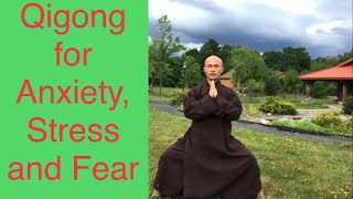 10 Minute Qigong Daily Routine for Anxiety Stress and Fear [upl. by Whit]