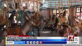 Pullen Park carousel closed this week [upl. by Wald405]