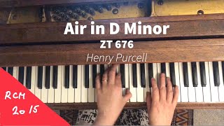 Air in D Minor by Henry Purcell  RCM 2 Repertoire [upl. by Grindle437]