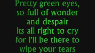 Ultrabeat  Pretty green eyes Lyrics [upl. by Ayinat]