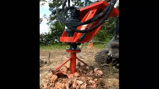 Stumpex Stump Grinder for Skid Steers [upl. by Brenden]