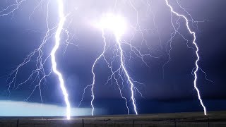 LIGHTNING STORMS AT NIGHT  Supercell Storm Time Lapse [upl. by Hayden]