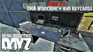 HOW TO craft DNA Workbench and DNA Keycards  Bear Mountain  DayZ [upl. by Amirak]