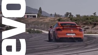 Porsche Cayman GT4 review  evo REVIEWS [upl. by Enomrej]