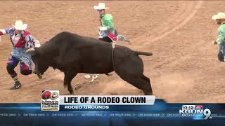 A day in the life of a rodeo clown [upl. by Eleonore]