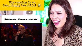 VOCALIST Reacts for the first time to Disturbed  The Sound Of Silence  Emotional Reaction [upl. by Wolfgram563]