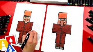 How To Draw A Villager From Minecraft [upl. by Onitrof]