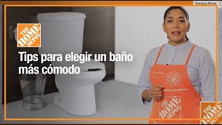 Tips para elegir un baño cómodo SANITARIOS prácticos [upl. by Annoyi681]