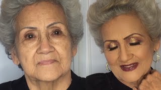 Maquillaje Para Abuelas  3ra Edad  Rejuvenecedor Maquillaje para Piel Madura [upl. by Heurlin375]