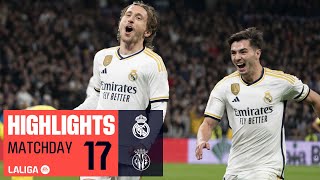 Resumen de Real Madrid vs Villarreal CF 41 [upl. by Tremayne]