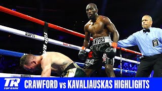 Terence Crawford Retains Belt With Vicious 9th RD Knockout  Full Fight Highlights [upl. by Haag]