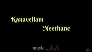 Kanavellam Neethane  Lyrical  Dilip Varma RR Lyrics [upl. by Myrvyn784]