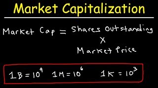 Market Capitalization of Stocks [upl. by Bobina870]