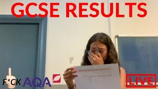 OPENING MY GCSE RESULTS LIVE REACTION [upl. by Boatwright]