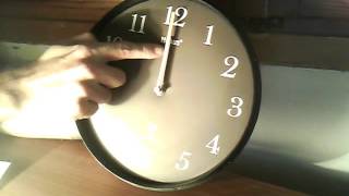 How to setup your analog radio controlled clock in a different time zone Read the Description [upl. by Lalitta]