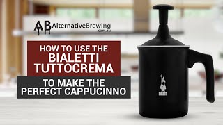 How to Use the Bialetti Tuttocrema Milk Frother [upl. by Amme975]