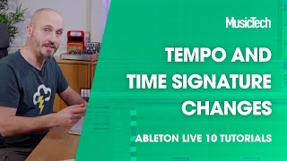 Ableton Live Tutorials Tempo and Time signature changes [upl. by Ajna982]