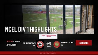 Wombwell Town FC Vs Harrogate RA FC 130424 [upl. by Htebzile]