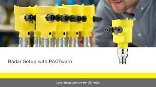 How to set up a VEGAPULS radar sensor with PACTware  Tutorial [upl. by Cr]