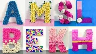 10 DIY 3D letters Decor ideas for any occasion at home and for home decor [upl. by Dominy]