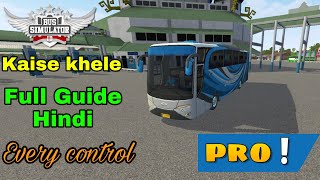 Bus Simulator Indonesia Kaise Start Kare Aur Khele Full latest guide in Hindi [upl. by Hanad]