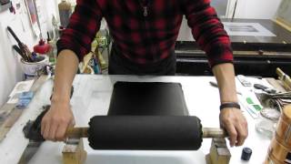 lithograph print process [upl. by Hulburt156]