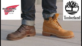 RED WING VS TIMBERLAND  Which Is the Better Boot [upl. by Ahilam]