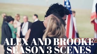 Alex and Brooke S3 scenes  greenhouse academy S3 [upl. by Nauqas]