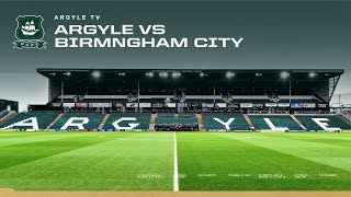 Argyle vs Birmingham City  Pre Match Show [upl. by Neona]