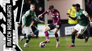 HIGHLIGHTS I Plymouth Argyle Vs Derby County [upl. by Atsillak]