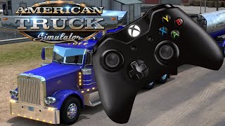 ATS American Truck Simulator  My Xbox Controller Controls amp Setup [upl. by Neenwahs264]