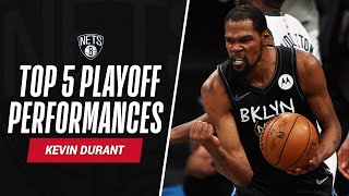 KD’s TOP 5 Playoff Scoring Performances 😤 [upl. by Ernie]