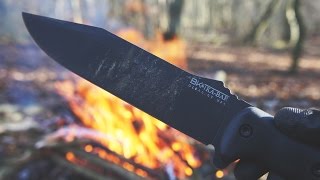 KaBar Becker BK7  Knife Review amp Demonstration [upl. by Dedrick]