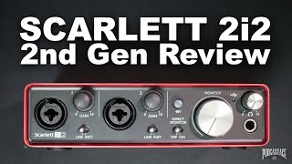 Focusrite Scarlett 2i2 2nd Gen USB Audio Interface Review  Explained [upl. by Sato]