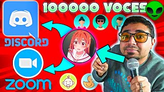 COMO CAMBIAR LA VOZ en DISCORD y ZOOM 2021  MODULADOR de VOZ para DISCORD [upl. by Brena624]